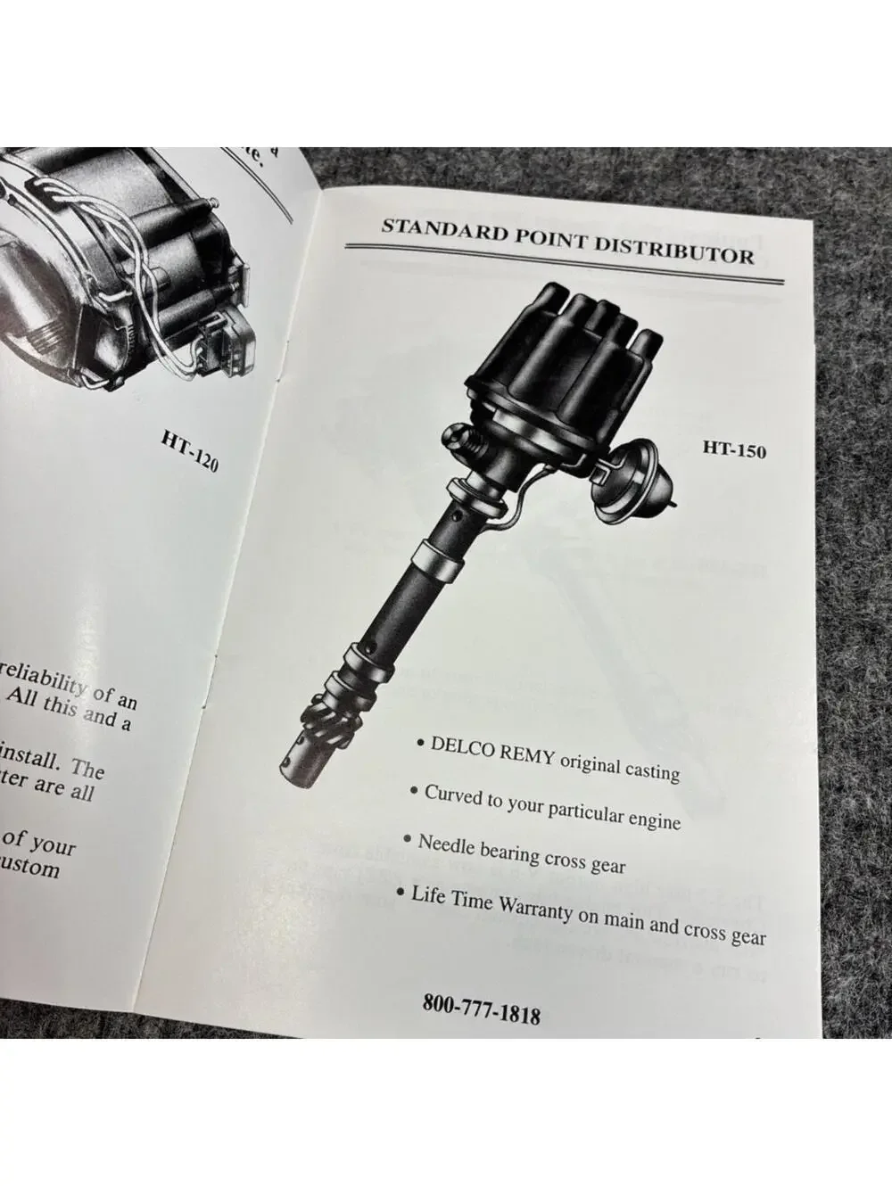 Vintage Corvette Performance Brochure High Tech Innovations HEI Distributor